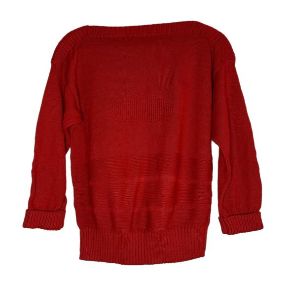 Keneth Too Vintage Red Sweater with Duck, Medium, Pre-owned - Picture 4 of 7